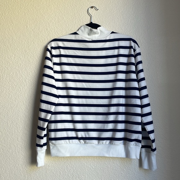 Classic POPSUGAR stripe faux turtle neck sweater - Picture 4 of 4